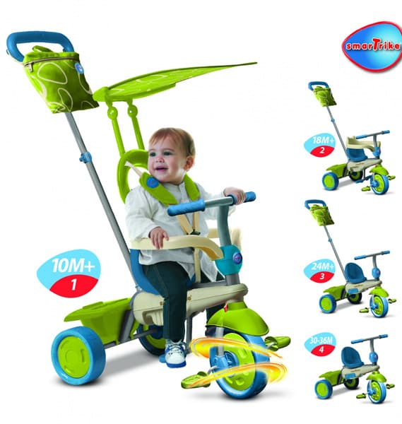 Smart Trike Tricikl 10 - 36 meseci Vanilla green 6700900