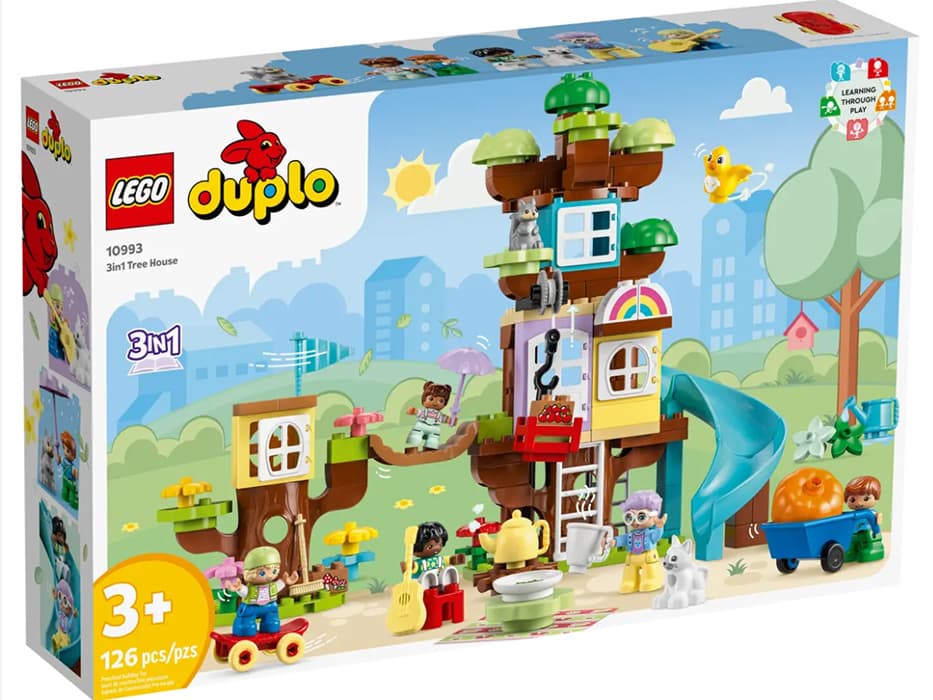 LEGO® DUPLO® Kocke 3u1 Kućica na drvetu 10993