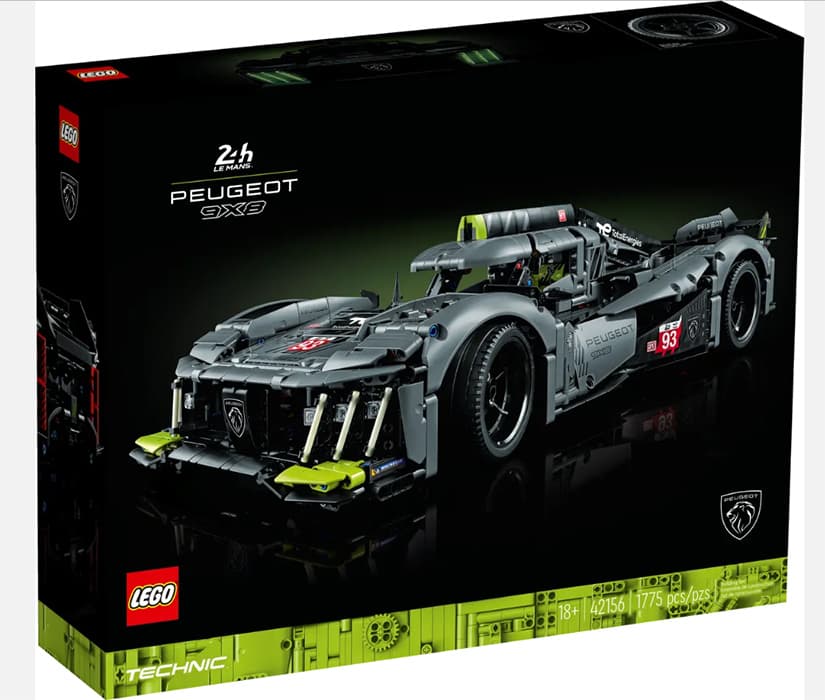 LEGO® Technic™ Kocke Hiper automobil PEUGEOT 9X8 24H Le Mans Hybrid Hypercar 42156