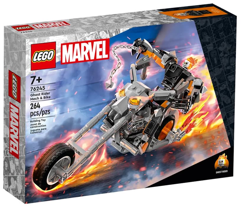 LEGO® Kocke Marvel Goust Rajderov mek i motor 76245