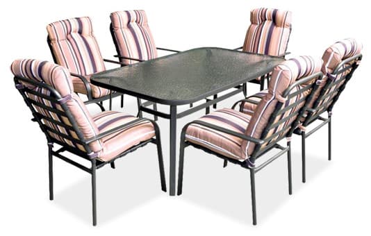 Baštenska garnitura Karma sto i šest stolica