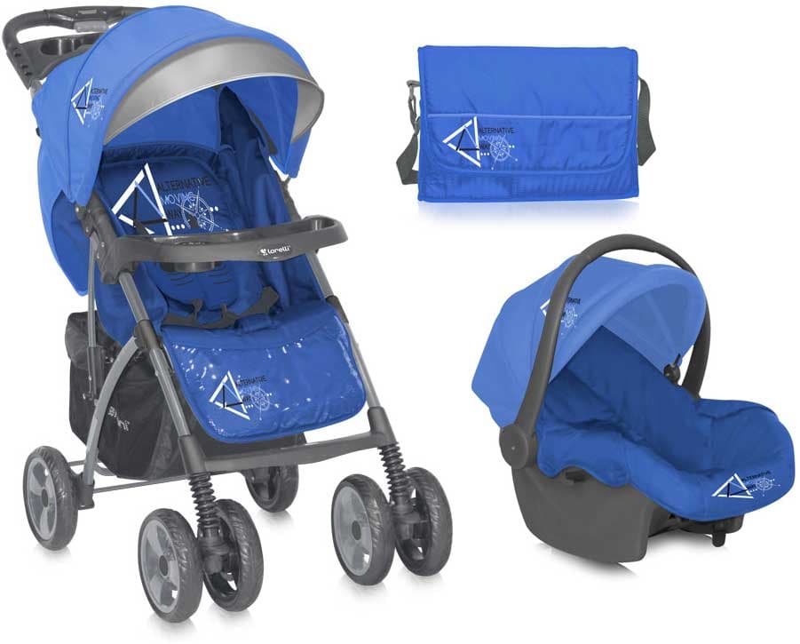 Bertoni Lorelli 2u1 Dečja Kolica Rio Blue 10020641503