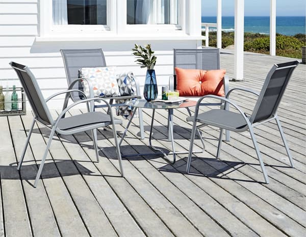 Baštenska garnitura Grix stočić i četiri stolice