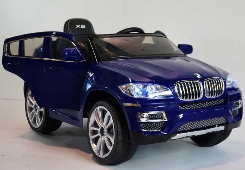 Automobil na akumulator BMW X6 plavi