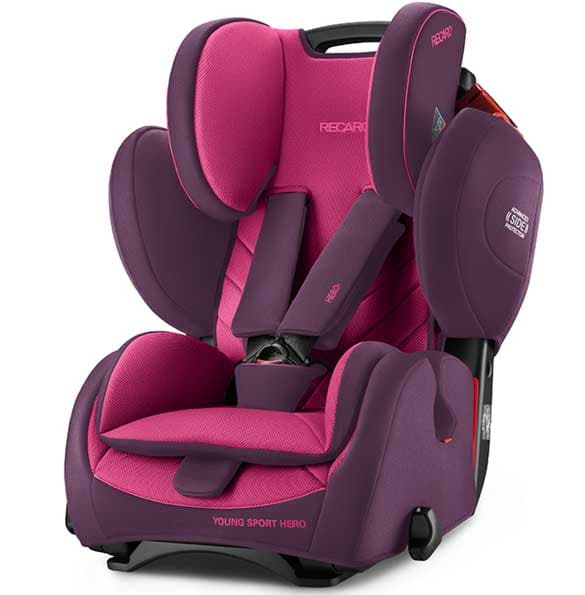 Autosedište za decu Recaro Young Sport Hero Power Berry 9 - 36 kg