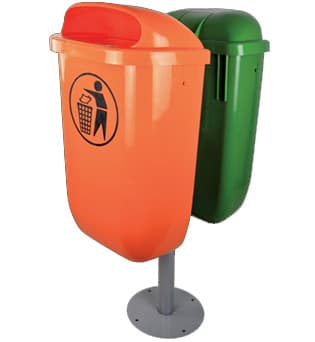 Kanta za otpatke za kačenje na stub 50 litara