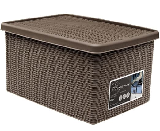 Višenamenska kutija za odlaganje Elegance M braon