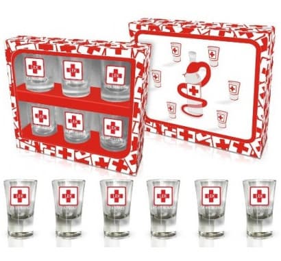 First Aid Čašice za rakiju Lek 6 kom. 0695