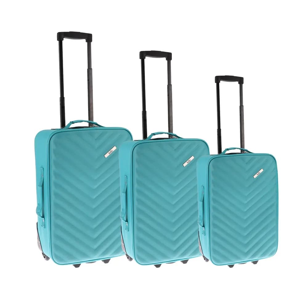Komplet Od 3 Kofera Doha Turquoise