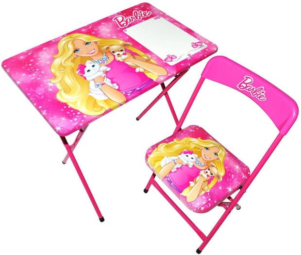 Dečiji sto i stolica Barbie 555888-1