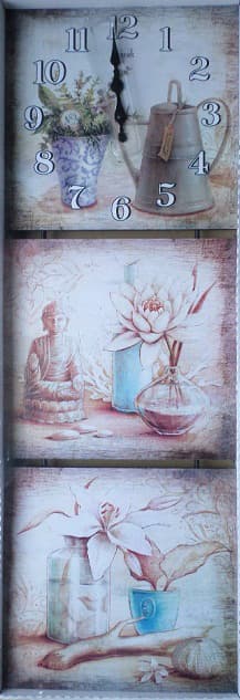 Trodelni zidni sat M3