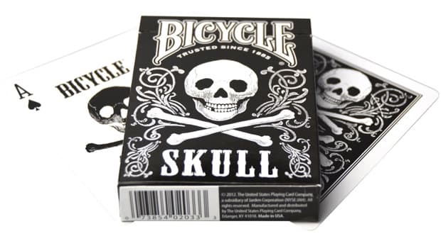 Bicycle Skull Špil karata za igranje 0575