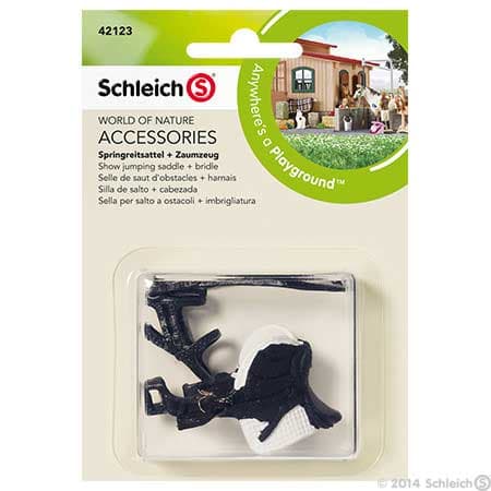 Schleich Domaće životinje - Uzde i sedlo za konja za turnire 42123