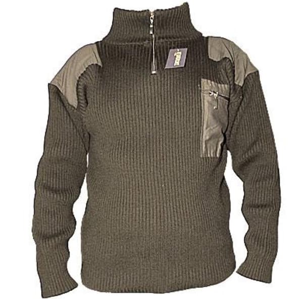 Zimski džemper Military zeleni Veličina L