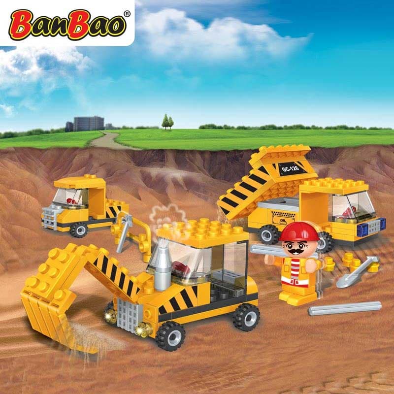 BanBao Engineer kocke Bager 8126