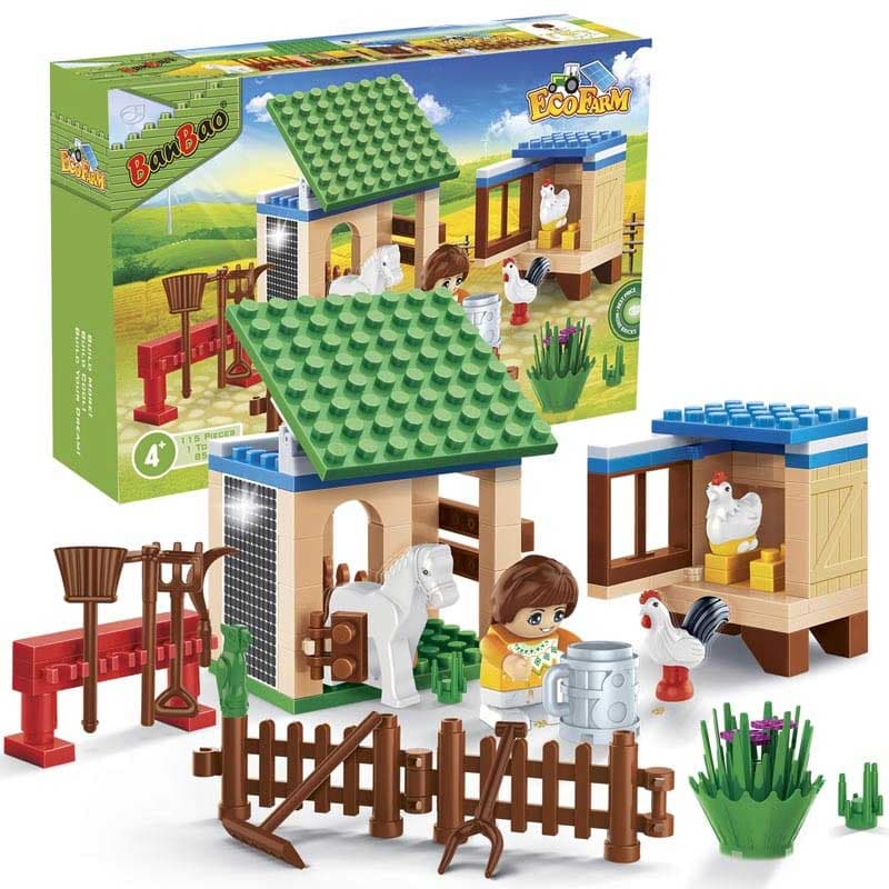 BanBao EcoFarm kocke Domaće životinje 8585