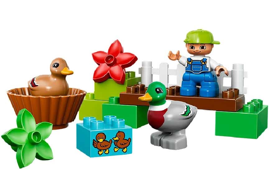 LEGO® DUPLO® kockice Šumske životinje: patke LE10581