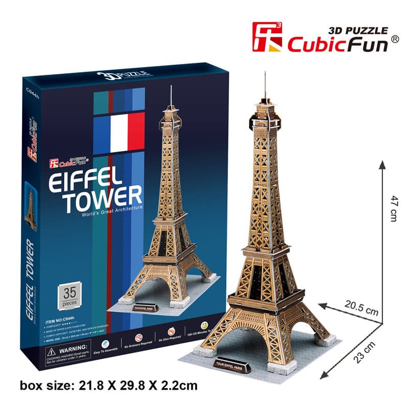 CUBIC FUN Ajfelov Toranj 3D Puzzle 58798