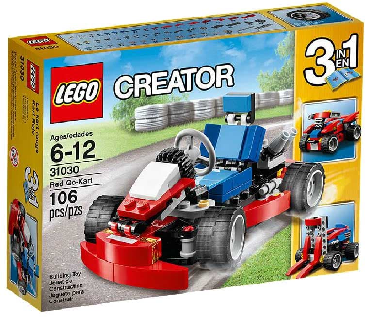 LEGO® Creator kocke 3u1 Crveni go-kart auto LE31030