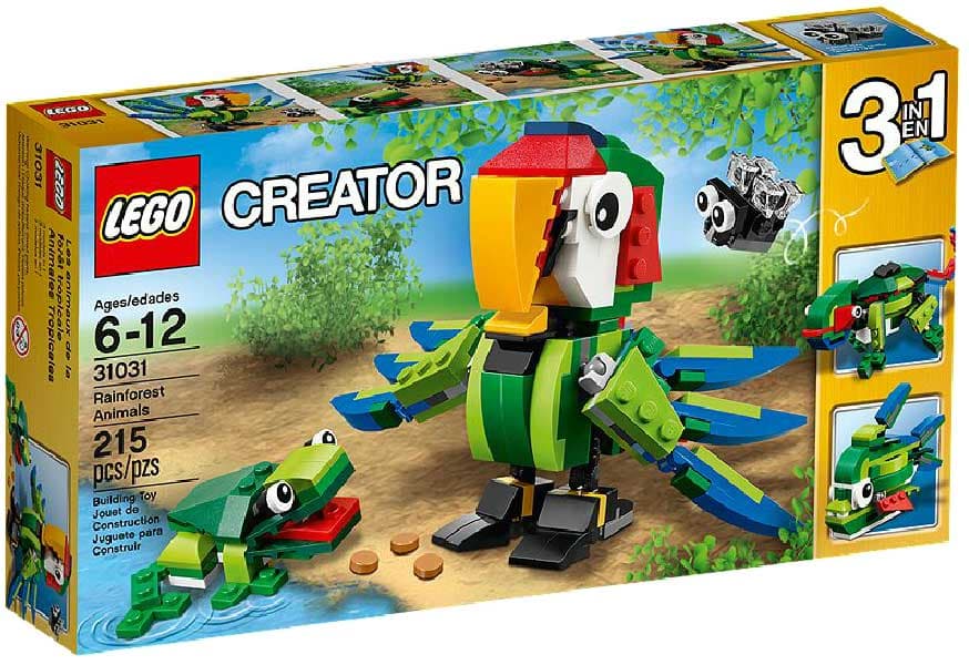 LEGO® Creator kocke 3u1 Životinje iz prašume LE31031