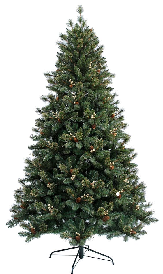 Novogodišnja Jelka Sa Imelom i Šišarkama Goldy 150 cm