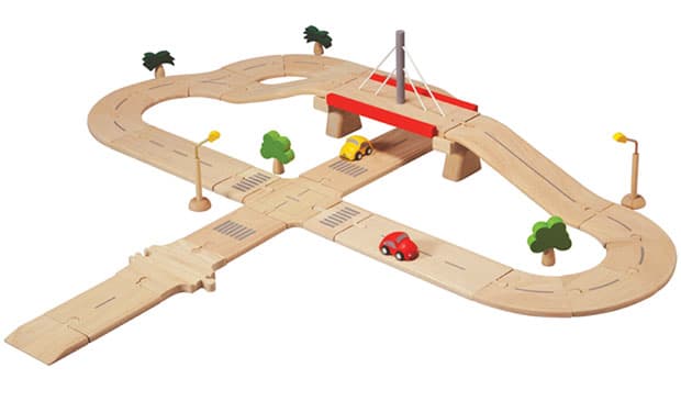 Plan Toys drvena saobraćajna mreža 6078