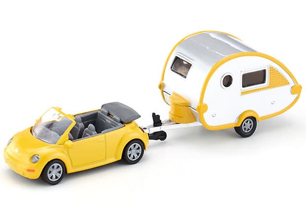Siku Automobil VW Buba sa kamp prikolicom 1629