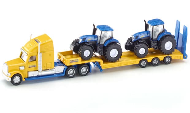 Siku Kamion sa dva New Holland traktora 1:87 1805