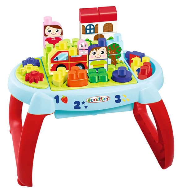 Ecoiffier stočić sa kockama SM007764