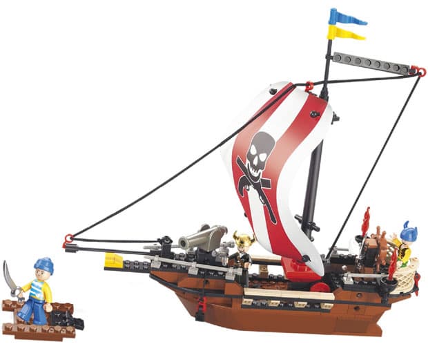 Sluban kocke piratski brod 226 kom 6270317 263-M38B0279