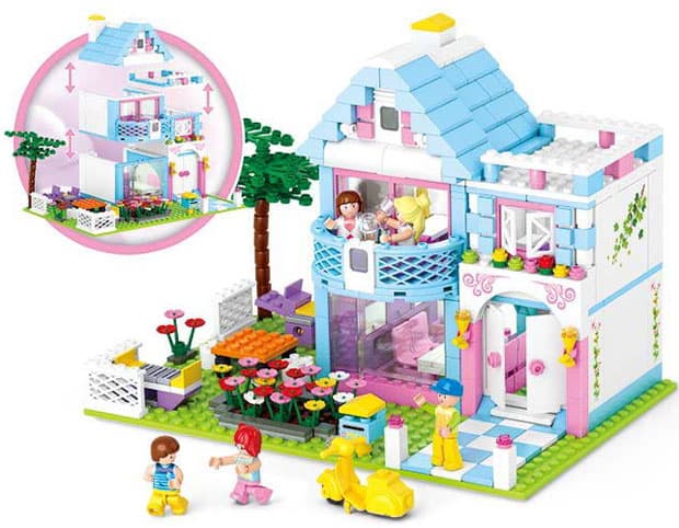 Sluban kocke kuća sa baštom 547 kom 6270843 263-M38B0535