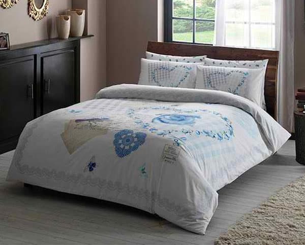 Posteljina Alice Mavi V03 Single