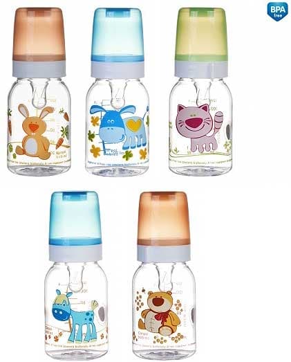 Canpol Babies Flašica sa cuclom 120 ml Vesele životinje 11/851