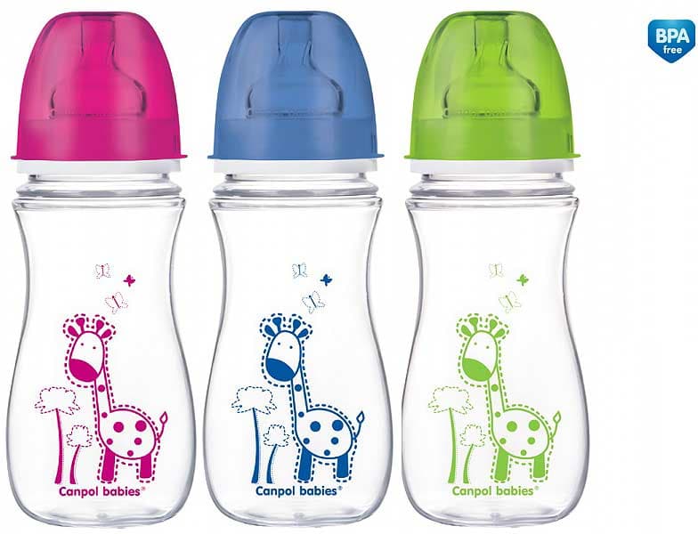Canpol Babies Antikolik flašica za bebe 300ml Easy Start Colorful Animals 35/204