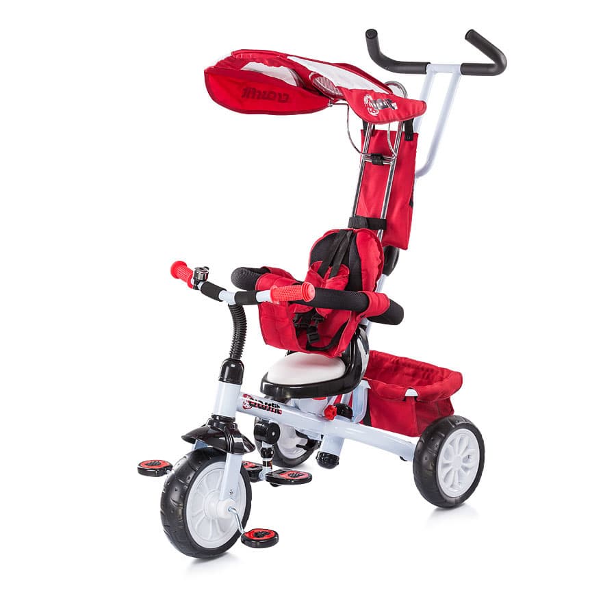 Chipolino tricikl - guralica Cros Fit Crveno Beli TRKCF0145RE 