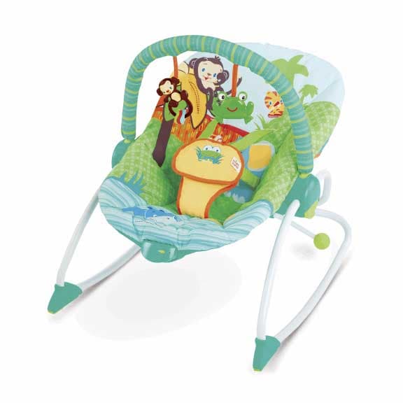 Bright Starts Ležaljka za bebe - fotelja za decu do 18kg Peek-a-Zoo