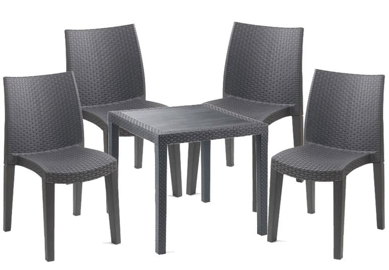 Baštenska Garnitura Maconie 4 Stolice i Sto