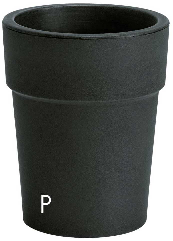 Ukrasna saksija Evolution Matt Ares 30cm Black