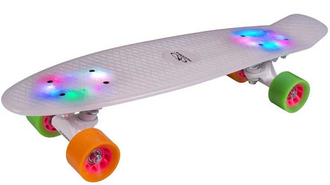 Skejtbord Hudora Retro Rainglow 12134