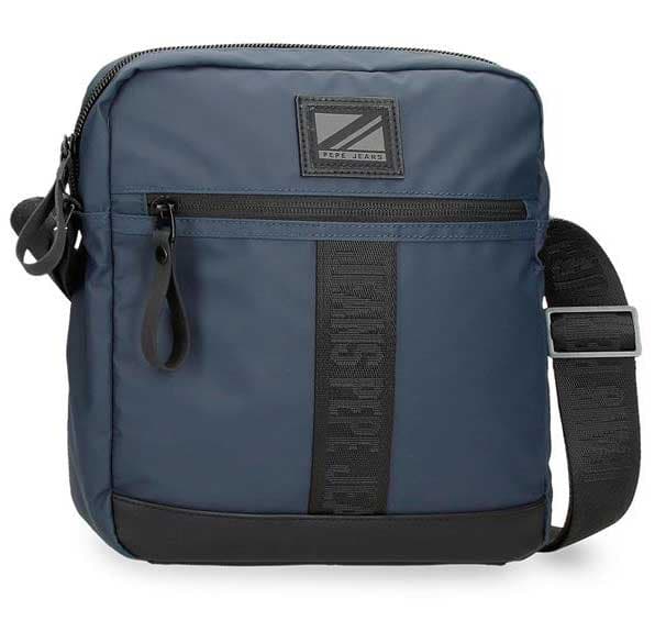 Torbica 27cm sa pregradom za tablet Pepe Jeans Hoxton blue 73456