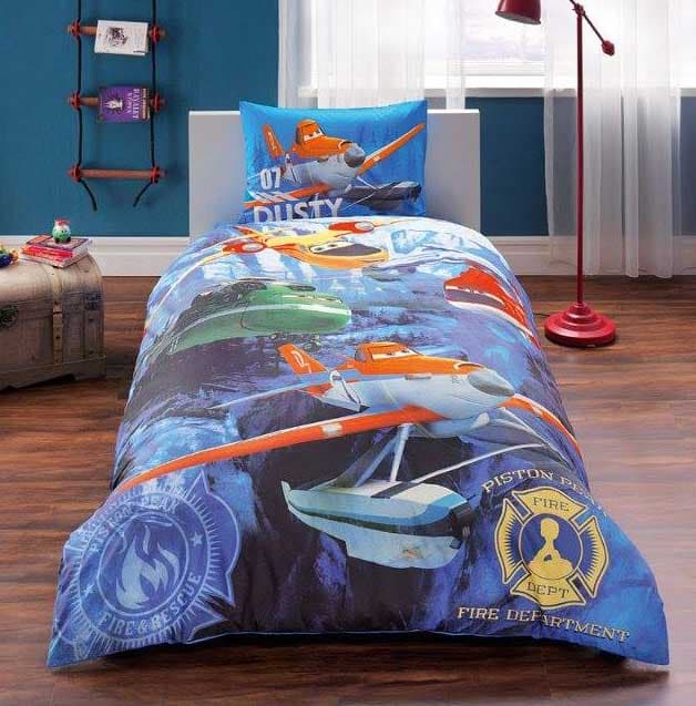 Dečija posteljina Tac  Disney Planes fire&res