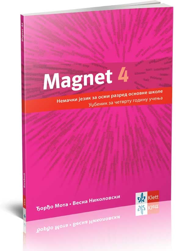 KLETT Nemački jezik 8, Magnet 4, udžbenik za osmi razred