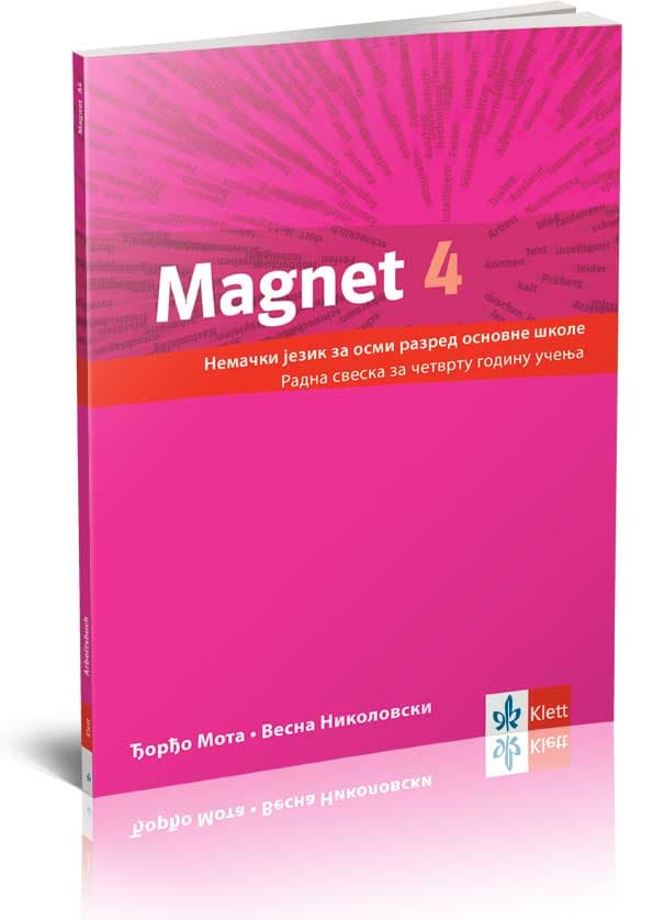 KLETT Nemački jezik 8, Magnet 4, radna sveska za osmi razred