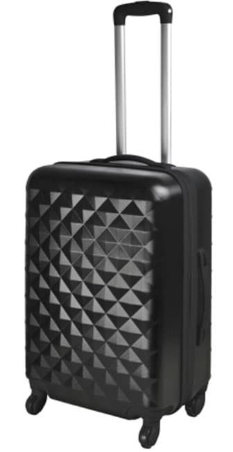 Putni Kofer Sa 4 Točka Tvrdi Black 67cm 0288361