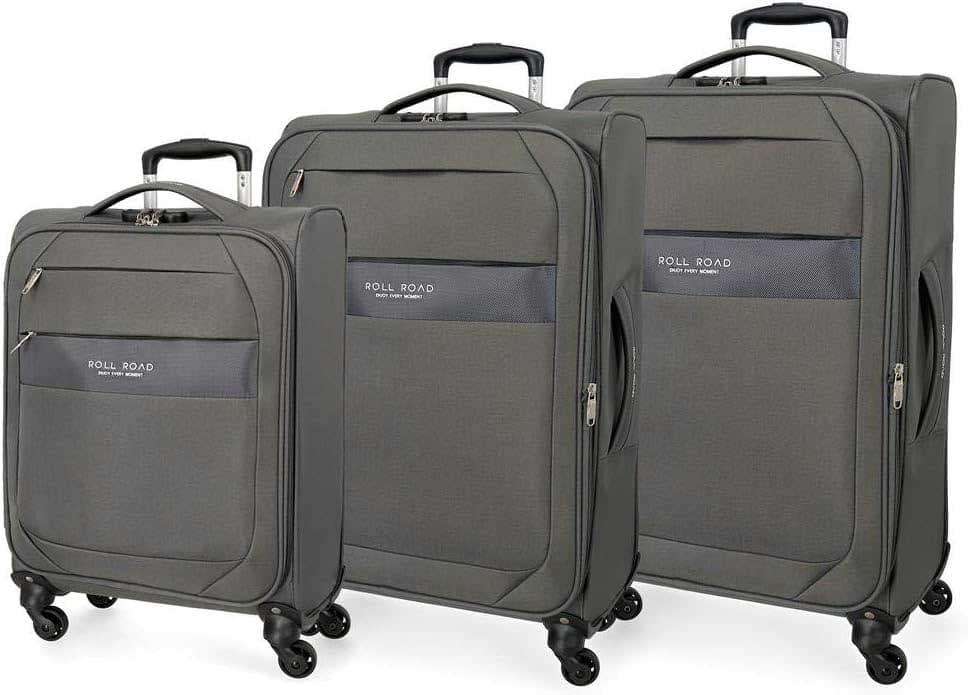 Putni koferi 55cm 66cm 76cm komplet Roll Road Royce grey 50194