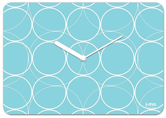 J-me zidni sat kružići plavi