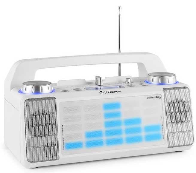 Prenosni 2.1 Bluetooth zvučnik za žurke iDance XD2 White 025222