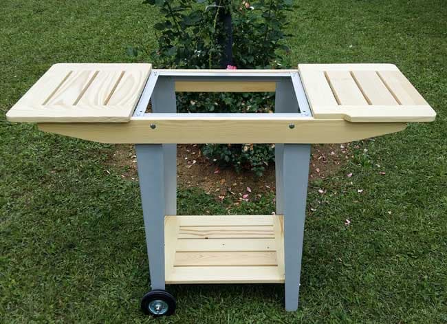 Drvena roštilj kolica 53N 20716