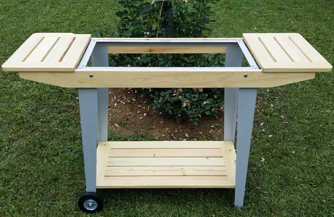 Drvena roštilj kolica 80N 40716