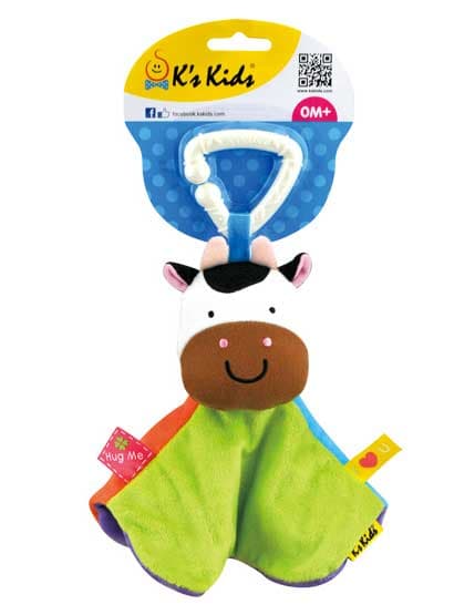 KsKids Igračka za bebe - Ćebence za utehu Moo Moo